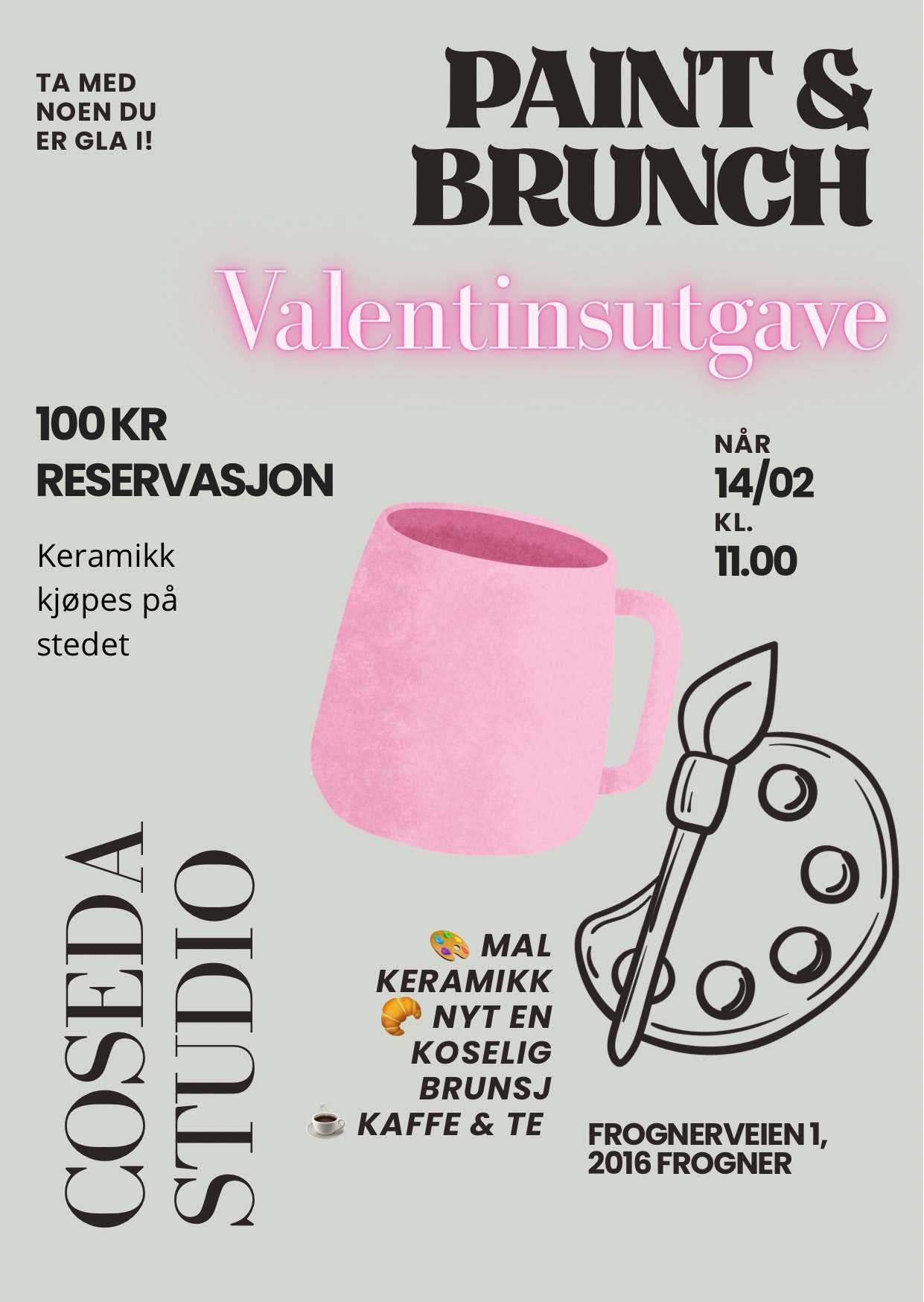 Paint & Brunch - Valentinsutgave